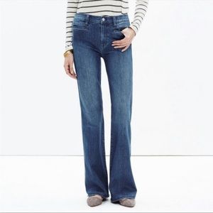 Madewell Flea Market Flare Jeans, size 26.